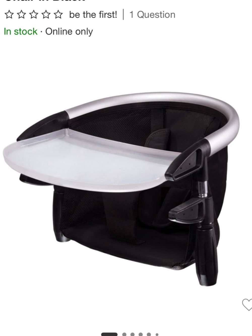 phil&teds Lobster Portable Clip On High Chair